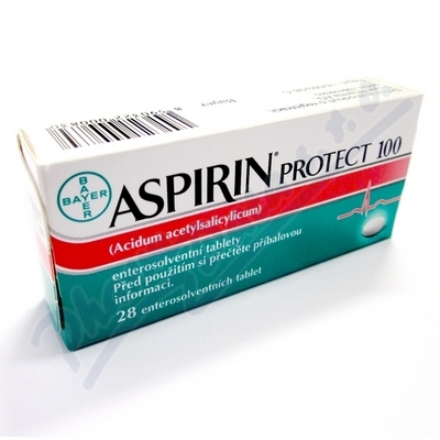 Obrázek Aspirin protect 100 por.tbl.ent.28x100mg