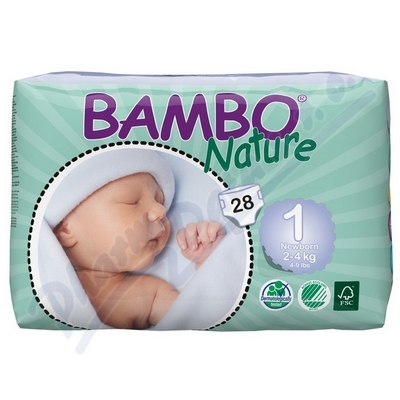 Obrázek Bambo Nature New Born plen.k. 2-4kg 28ks