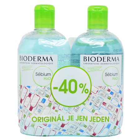 Obrázek Bioderma Sebium H20 500 ml + 500 ml