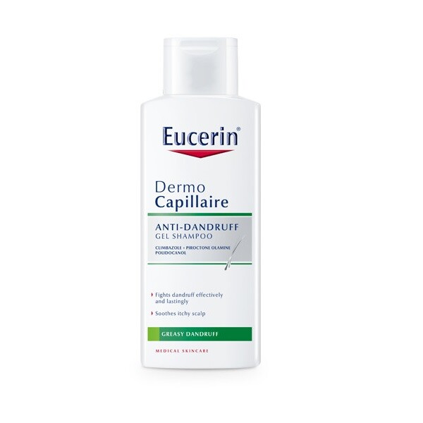 Obrázek Eucerin DermoCapillaire šampon proti mast. lupům 250 ml