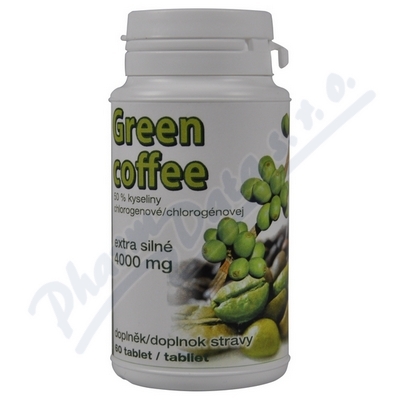 Obrázek Green coffee zel.káva ext.4000mg 60tbl.