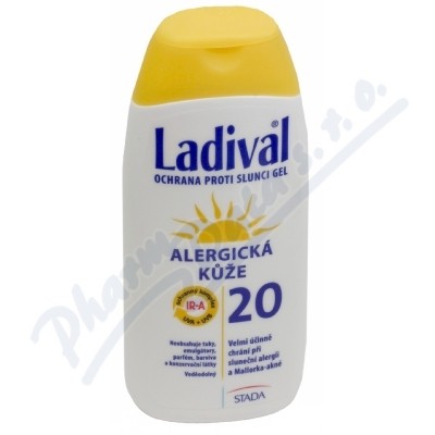 Obrázek Ladival SPF20 gel alergická kůže 200 ml