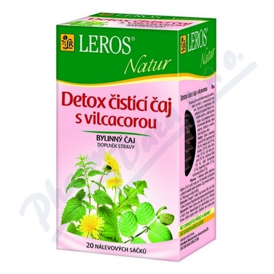 Obrázek LEROS NATUR Detox čis.čaj+Vilcac.20x1,5g