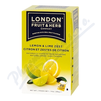 Obrázek LONDON HERB citrón s limetkou 20x2g