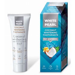 White Pearl PAP coconut whitening toothpaste 75ml