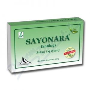 Obrázek Sayonara fannings zelený čaj sypaný 100g