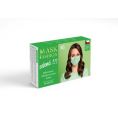 Mesaverde jednorázová obličejová maska 10ks - zelená