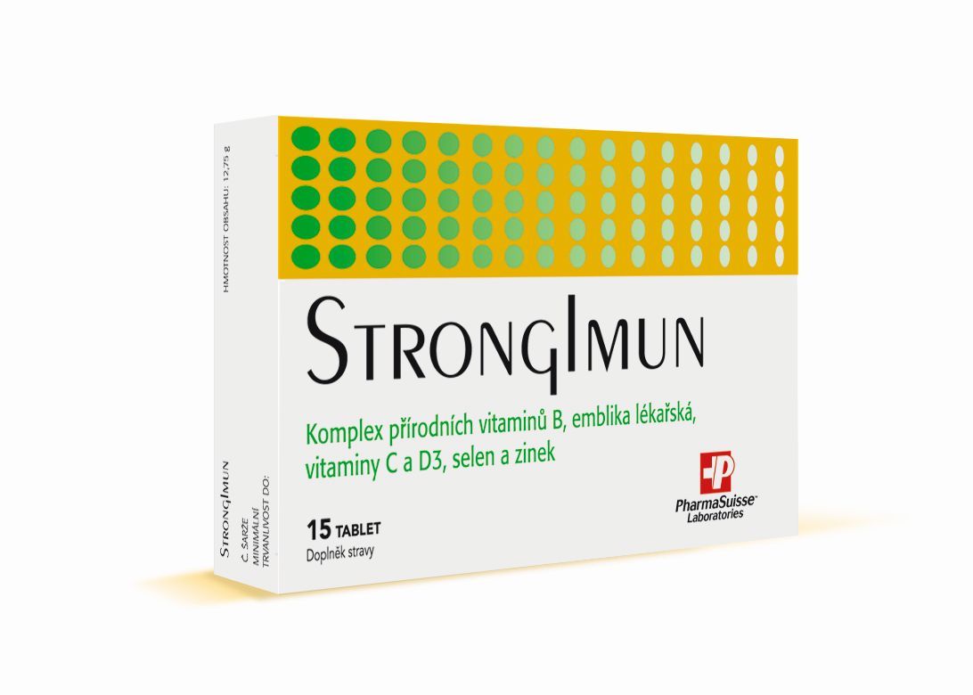 Obrázek PharmaSuisse Strongimun 15 tablet