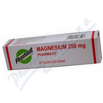 Obrázek W Magnesium 250mg Pharmav.t.eff.20x250mg