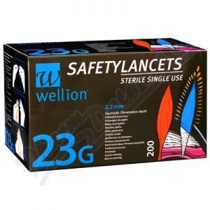 Obrázek Wellion Safety Lancets jehly jednorázové 23G 200ks