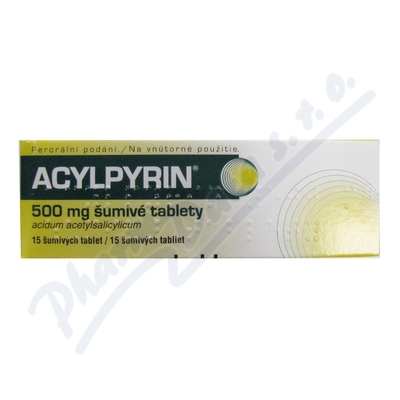 Obrázek Acylpyrin 500mg por.tbl.eff.15x500mg