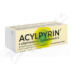 Obrázek Acylpyrin s vitaminem C 320mg/200mg tbl.