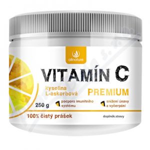 Obrázek Allnature Vitamín C prášek Premium 250 g