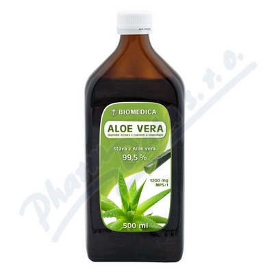 Obrázek Aloe vera BIOMEDICA př.šťáva 99.5% 500ml