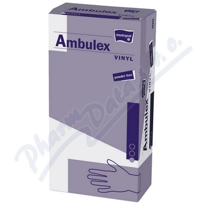 Obrázek Ambulex Vinyl rukavice nepudr.M 100ks