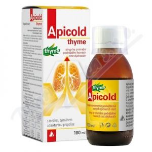 Obrázek Apicold thyme sirup 100 ml