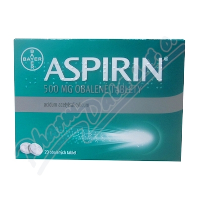 Obrázek Aspirin 500mg por.tbl.obd.20x500mg