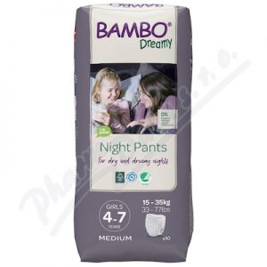 Obrázek Bambo Dreamy Night Pants 4-7let Girl 15-
