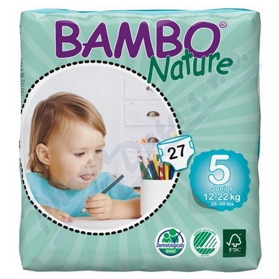 Obrázek BAMBO Nature Junior plen.k. 12-22kg 27ks