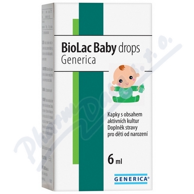 Obrázek BioLac Baby drops Generica 6 ml