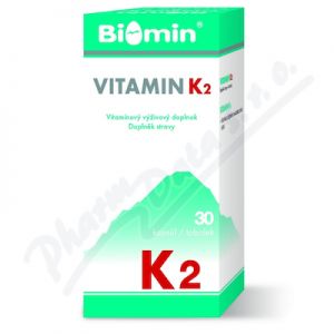 Obrázek Biomin VITAMIN K2 SOLO 30 tob.