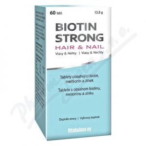 Obrázek Biotin Strong Hair & Nail tbl. 60