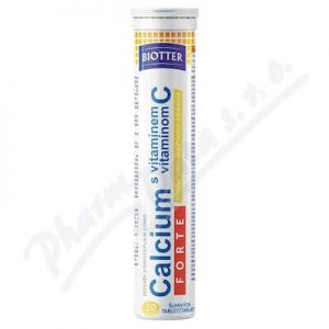 Obrázek Biotter Calcium Forte s vit.C citron 20k