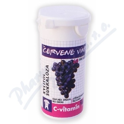 Obrázek C-Vitamin 200mg červ.víno se sukr.a xyli