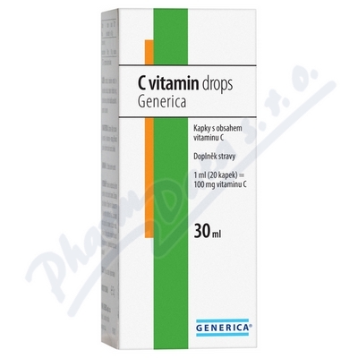Obrázek C vitamin drops Generica 30 ml