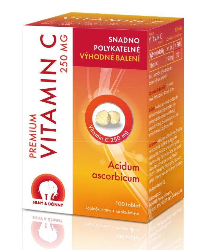 Obrázek Premium Vitamín C 250mg 100 tablet