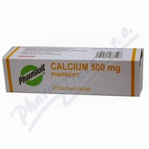 Obrázek Calcium 500mg Pharmavit t.eff.20x500mg