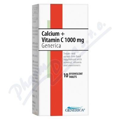Obrázek Calcium + Vit.C 1000 mg Generica eff10