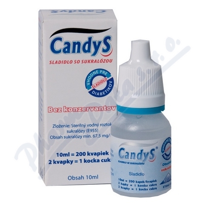 Obrázek CandyS 10ml sladidlo se sukralózou