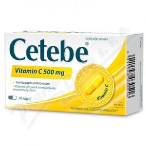 Obrázek Cetebe vitamin C 500mg cps.30