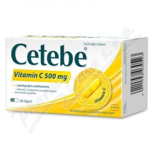 Obrázek Cetebe vitamin C 500mg cps.60
