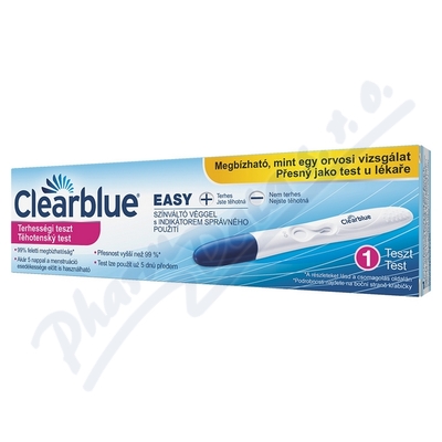 Obrázek Clearblue EASY těhotenský test 1 ks