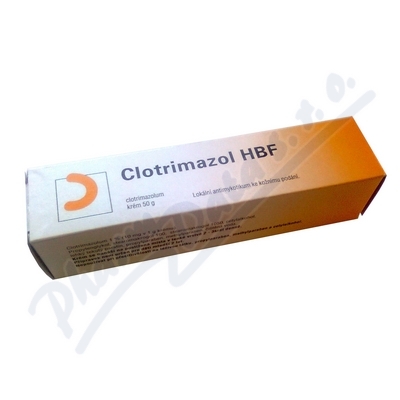 Obrázek Clotrimazol HBF drm.crm.1x50g 1%