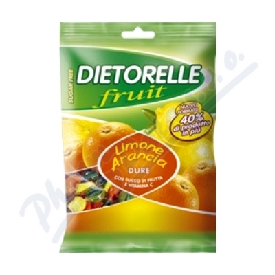 Obrázek Dietorelle Fruit Orange Lemon Hard 70g