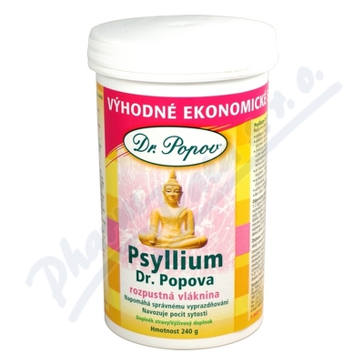 Obrázek Dr.Popov Psyllium indic. rozp. vlák.240g