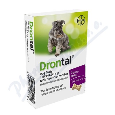 Obrázek Drontal Dog Flavour 150/144/50mg tbl.2