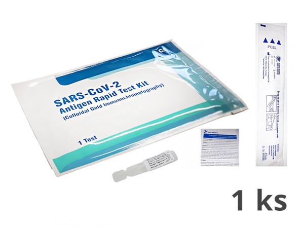 Obrázek Antigenní test LEPU SARS-CoV-2 certifikovaný SAMOTEST 1ks