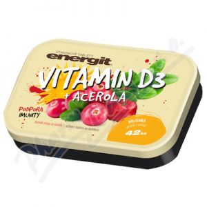 Obrázek Energit Vitamin D3+acerola tbl.42