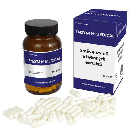 Obrázek N-Medical Enzym 120 kapslí