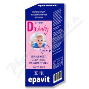 Obrázek EPAvit Vitamin D3 baby kapky 30ml
