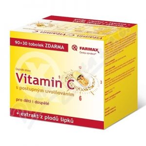 Obrázek Farmax Vitamin C post.uvol.tob.90+30