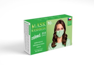 Obrázek Mesaverde jednorázová obličejová maska 10ks - zelená