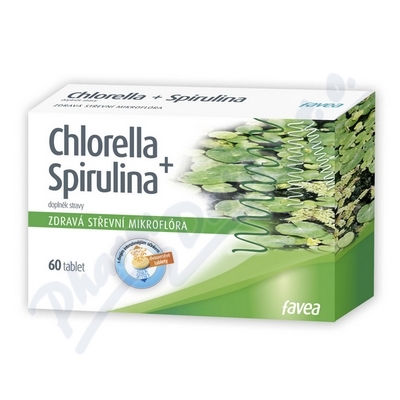 Obrázek FAVEA Chlorella + Spirulina tbl.60