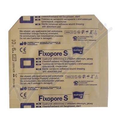 Obrázek Fixopore S 6x10cm a 1ks steril.náplast
