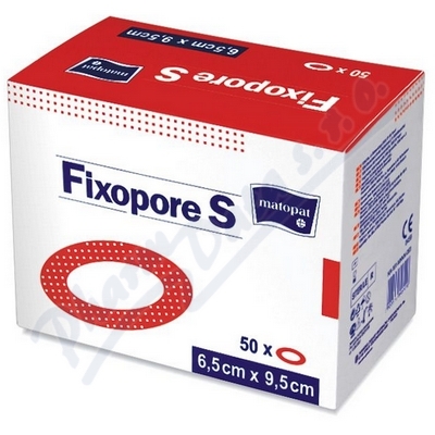 Obrázek Fixopore S ovál 6.5x9.5cm 50ks ster.nápl