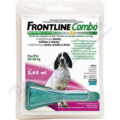 Obrázek Frontline Combo Spot on Dog L 1 x 2,68 ml (pes 20 - 40kg)